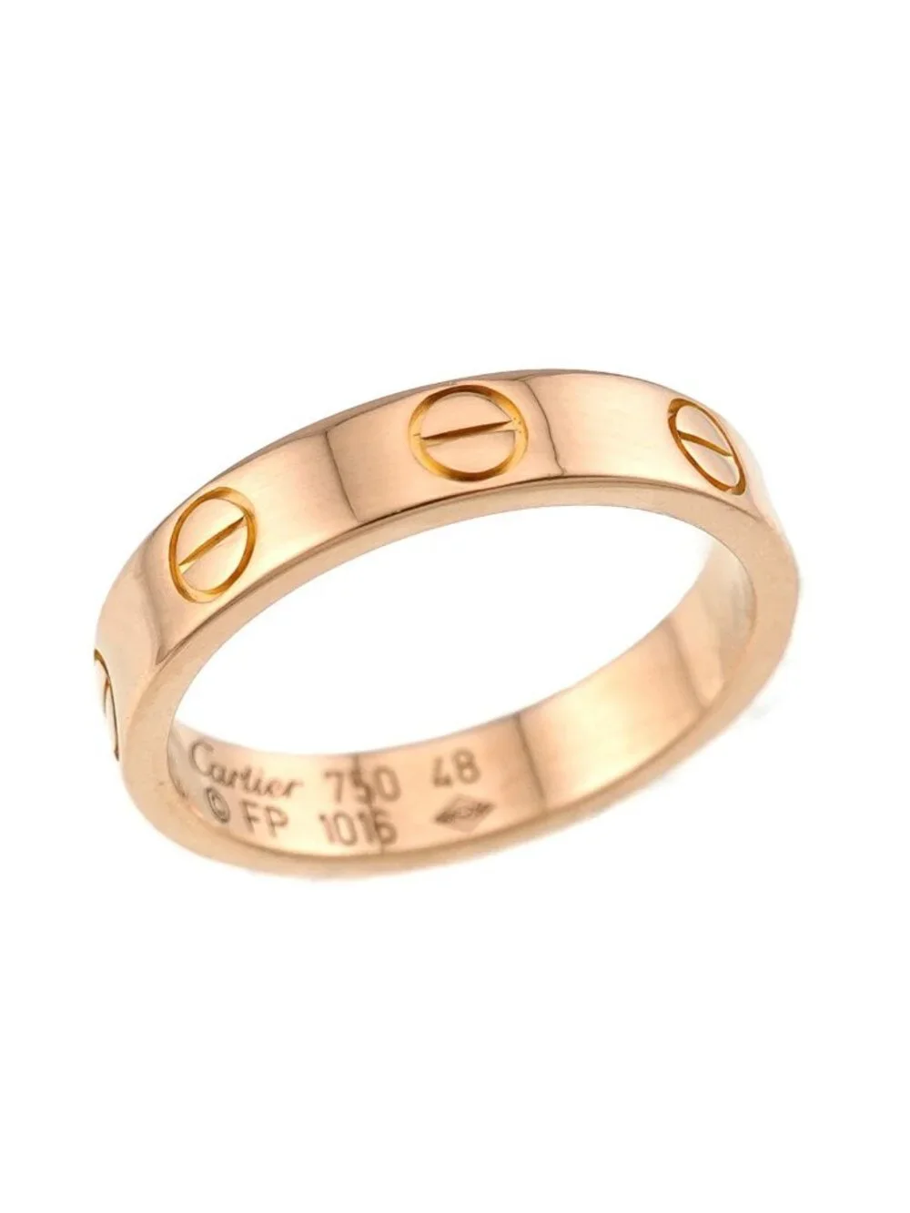Cartier Mini Love 48 Ring 18k PG Pink Gold 750